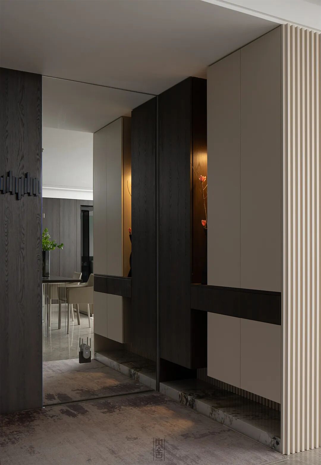 内舍软装丨179㎡现代意式，打破单调感，营造质感且高级的梦想家！-7