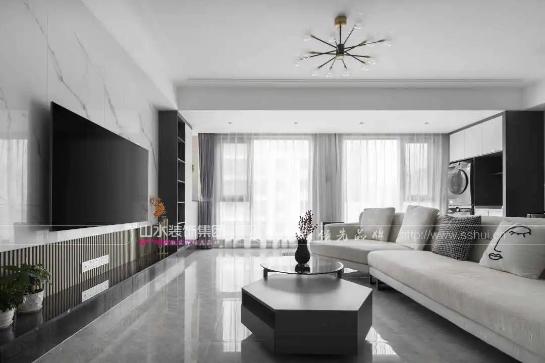 大都会150㎡现代轻奢风设计丨王伟-16