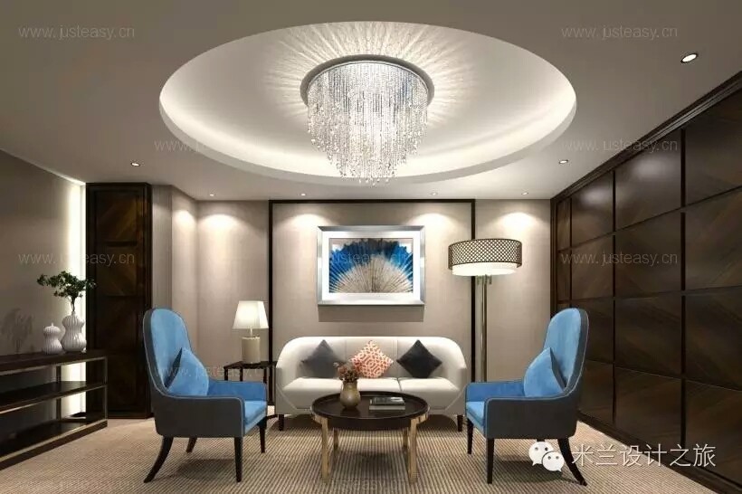 简约灰色调现代客厅设计案例-4