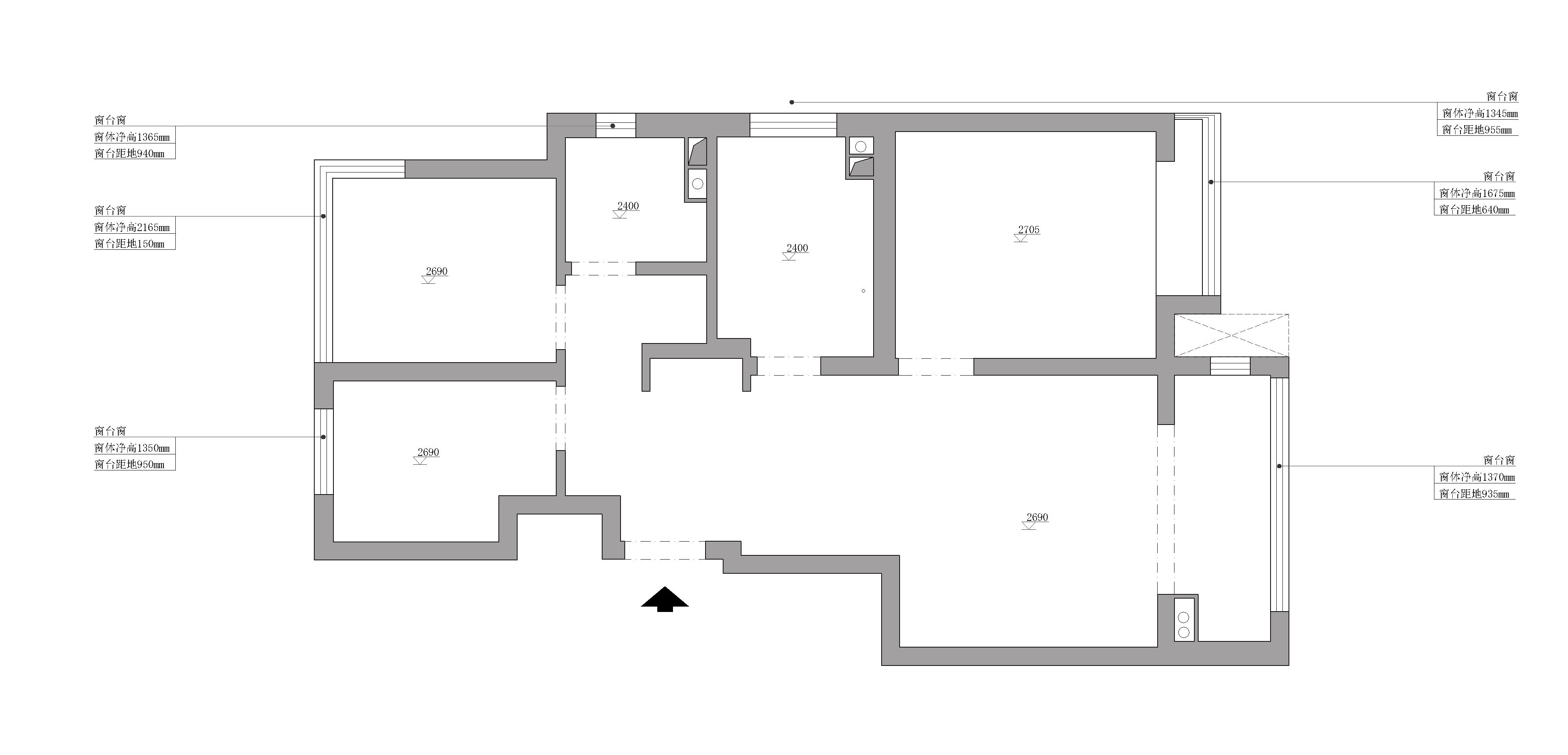 67㎡小家靠旋转电视墙变出N种生活场景丨久栖设计-71
