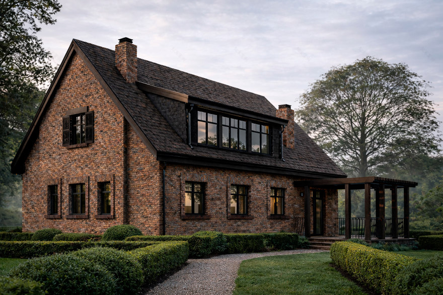 都铎式房屋丨俄罗斯莫斯科丨Anastasiia Muratova-34