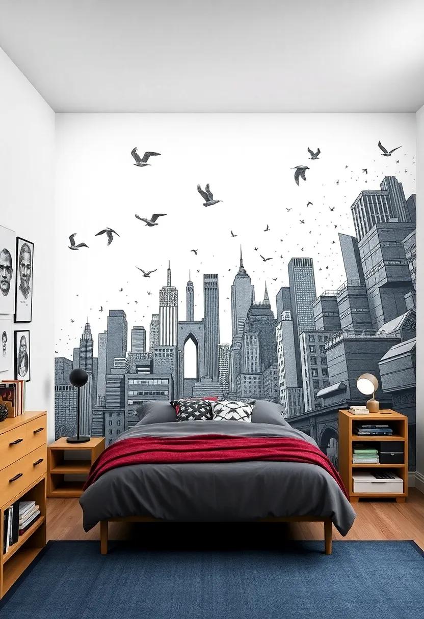 设计终极漫画书男孩青少年房间-49