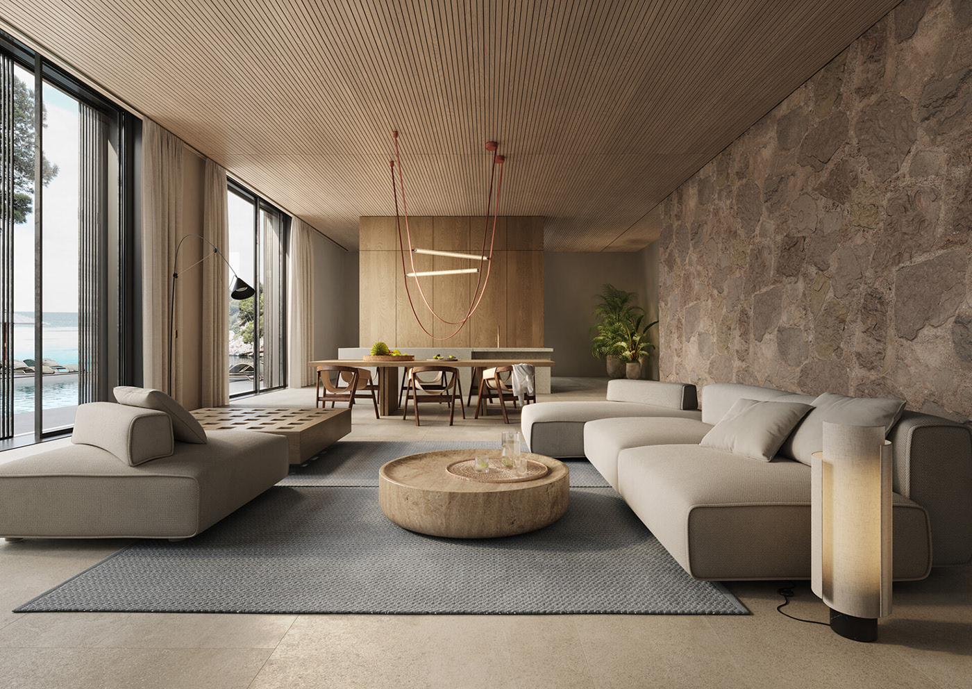 淳朴自然感住宅空间 生活的自然本真-0