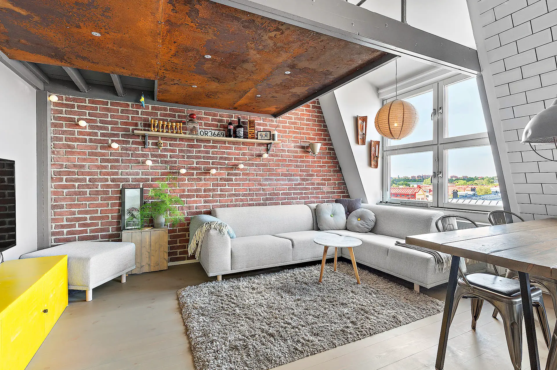 纽约风格工业风公寓设计-11