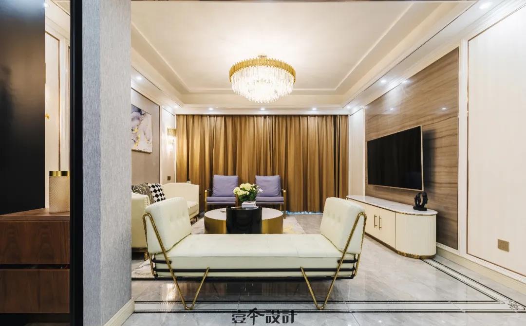 轻奢改造,八角玄关、开放式厨房打造现代宜居空间-45