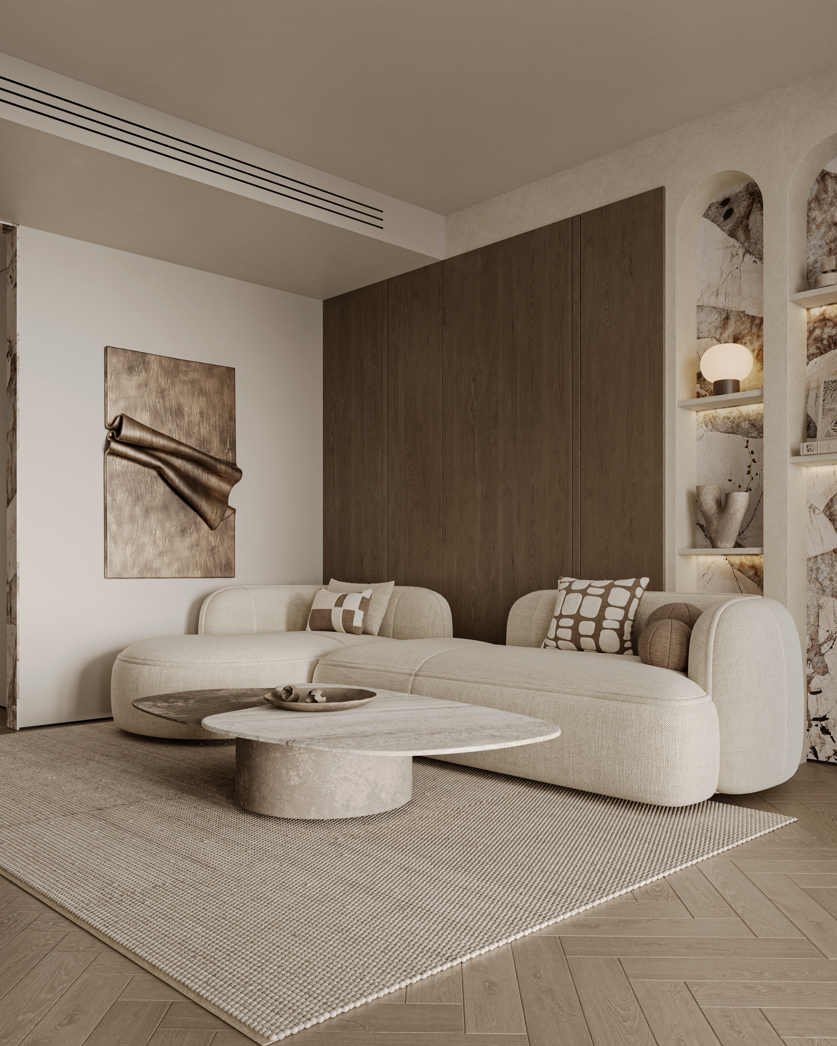 LATTE项目  客厅,餐厅及厨房丨Sher.Architects-14