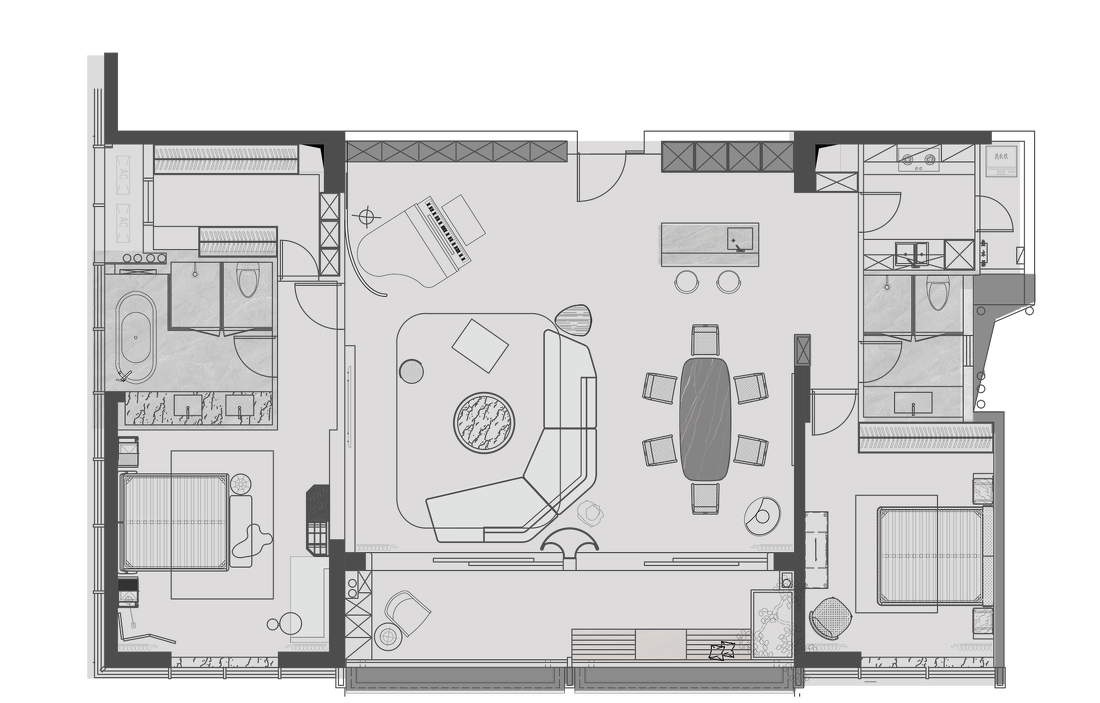 《秋意》现代公寓-43