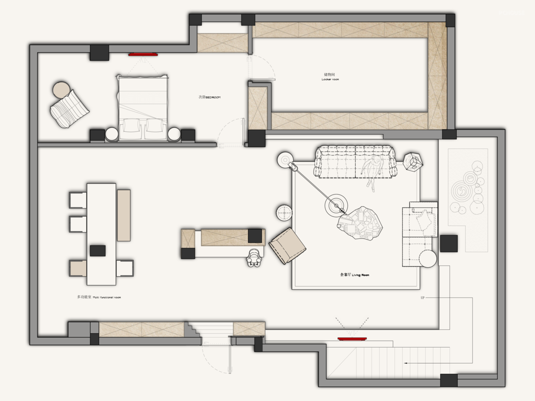 黑信封丨中国无锡丨AKON象物建筑空间-53