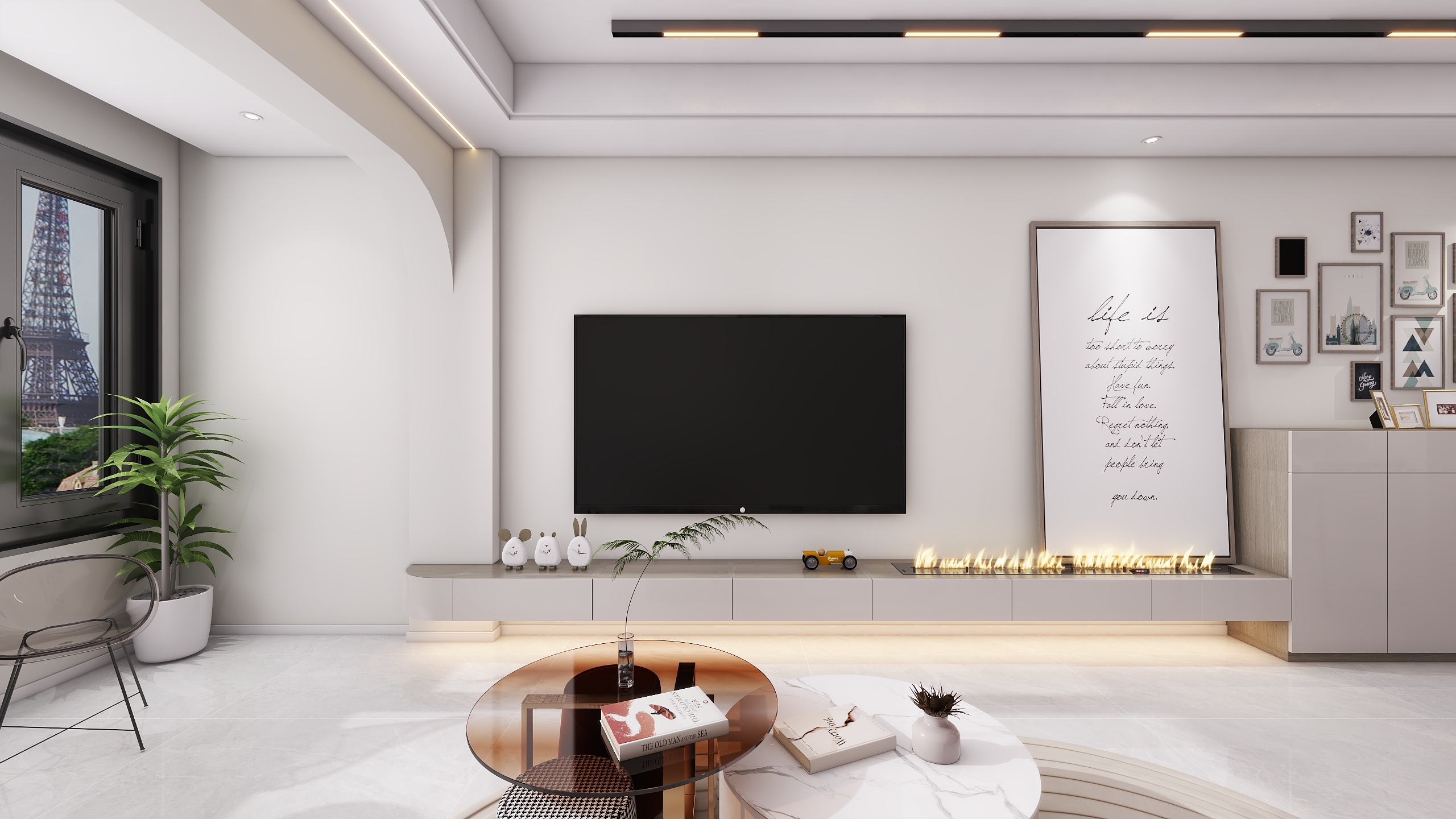 四川成都新津五峰安置房（71平方现代简约两居室）-4