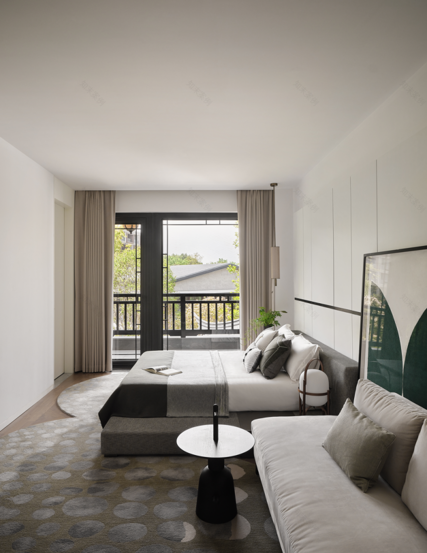 银杏汇湘湖天境 新中式挑空别墅丨中国杭州丨H.N.LIN空间美学馆-66