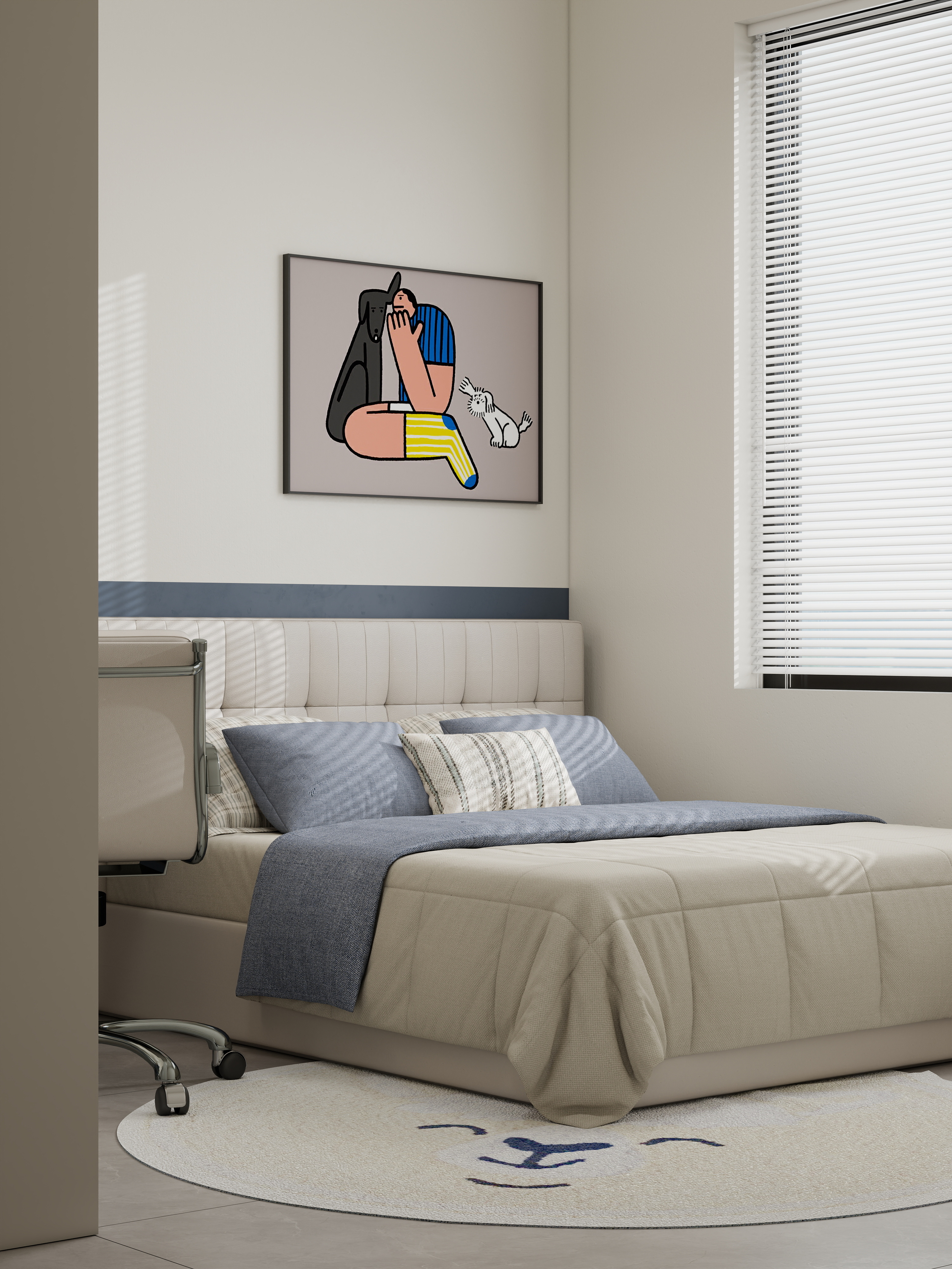 《天河学区房·时光叠影》中古风混搭家居设计丨中国广州丨广州市至雅设计装饰工程有限公司-39