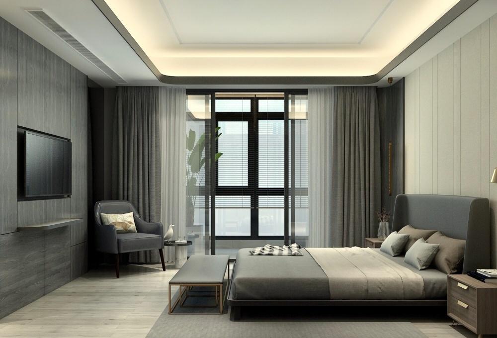 融合南北对流与女性力量的黑灰色系家居设计-41