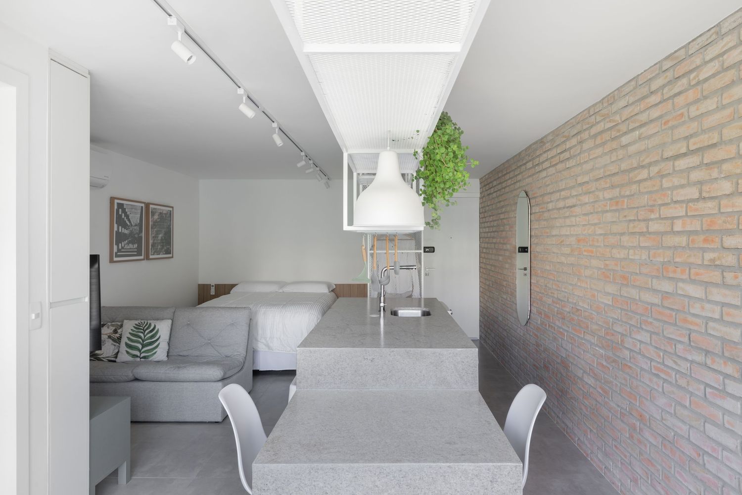 巴西 Tijolinhos 公寓丨Mínimo Arquitetura e Design-16