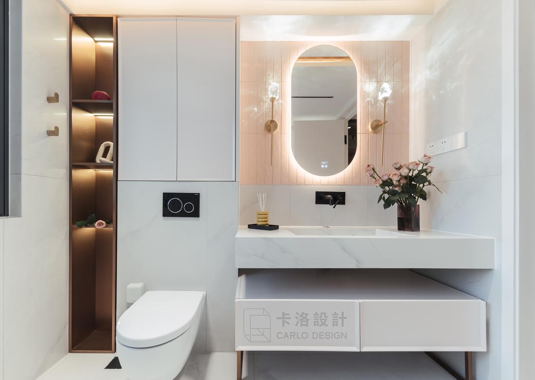 现代奢宅轻调 · 狭长户型的妙手改造-64