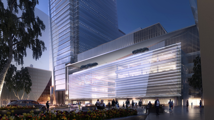 纽约曼哈顿新建 26 英亩社区 Hudson Yards 的 West Podium Art Wall-12