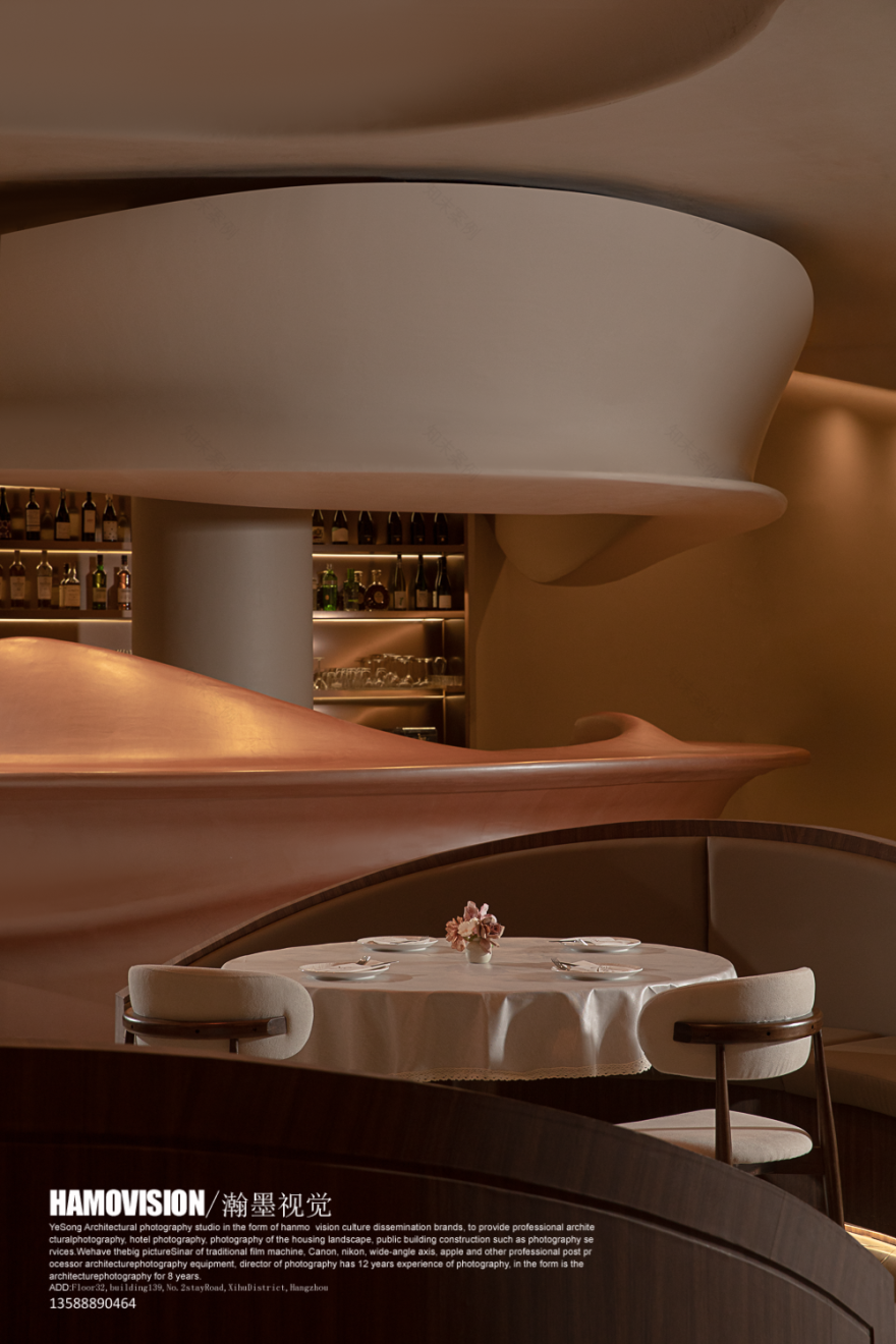 环球首发!×餐厅空间·有家餐厅·壹高|袁杰设计:引自然入室,绘沙海繁花之境-71