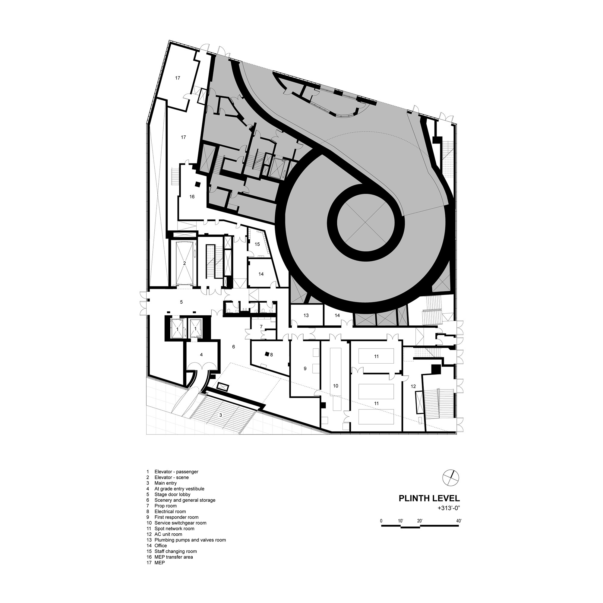 佩雷尔曼表演艺术中心丨美国纽约丨REX ARCHITECTURE-56