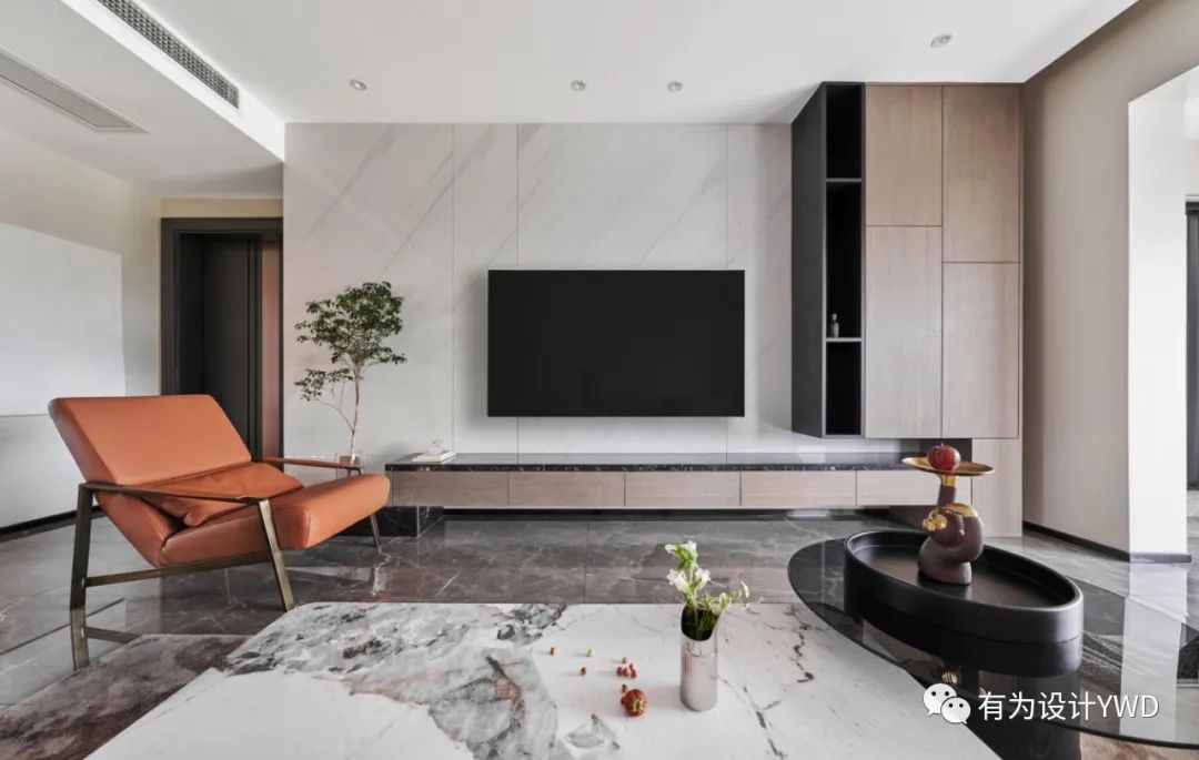 意式轻奢,橙色余晖下的 158㎡大宅设计丨中国佛山丨佛山有为室内设计有限公司-22