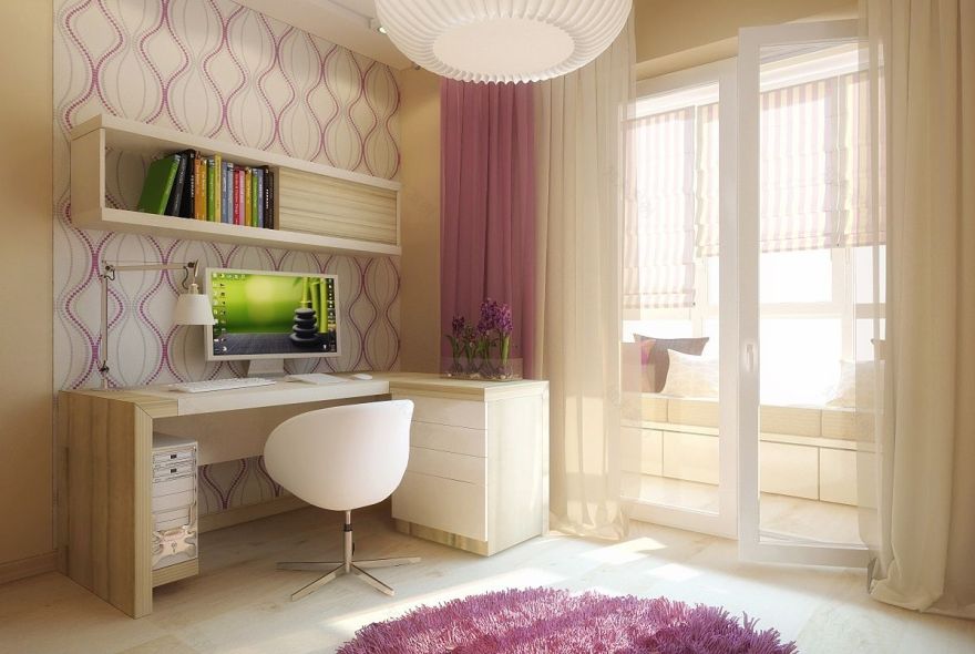 年轻女孩小公寓装饰设计-17