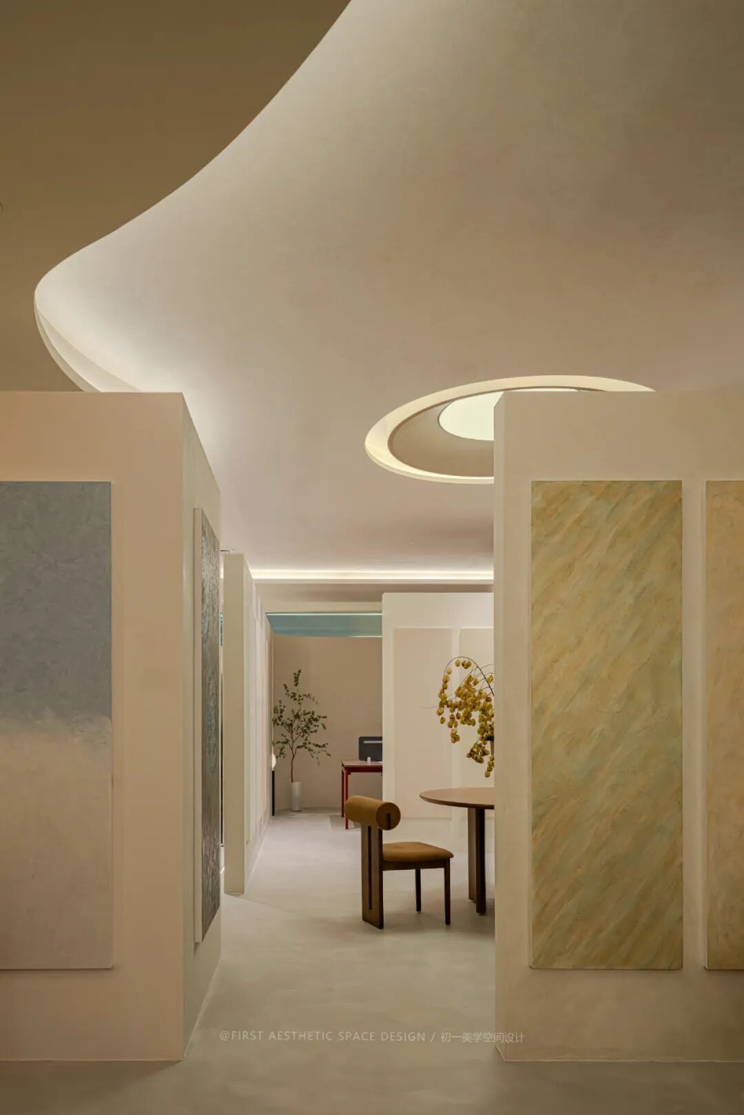 TULLIO艺术涂料展厅设计丨初一美学空间设计-27