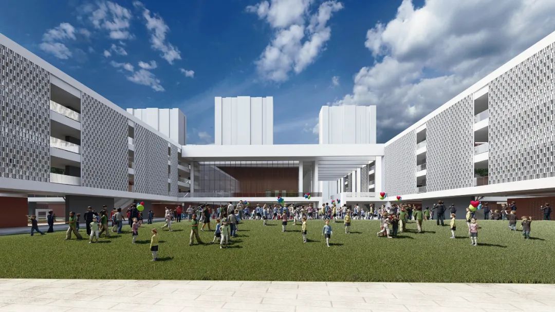  厚石设计丨安徽 九年一贯制学校  建筑设计 丨中国安徽-38