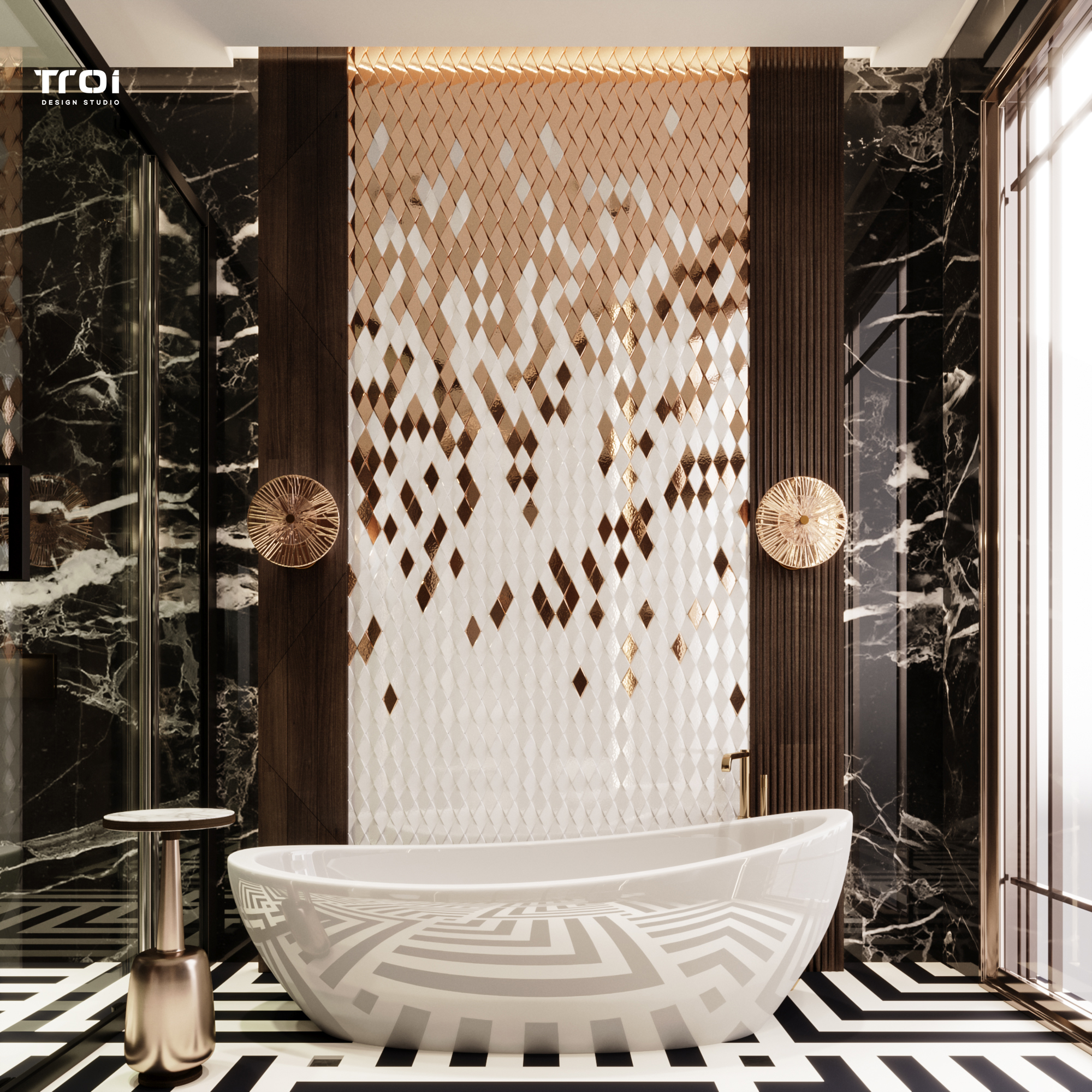 豪华浴室丨Troi Design Studio-16