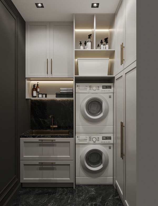 Neoclassic apartment design-51