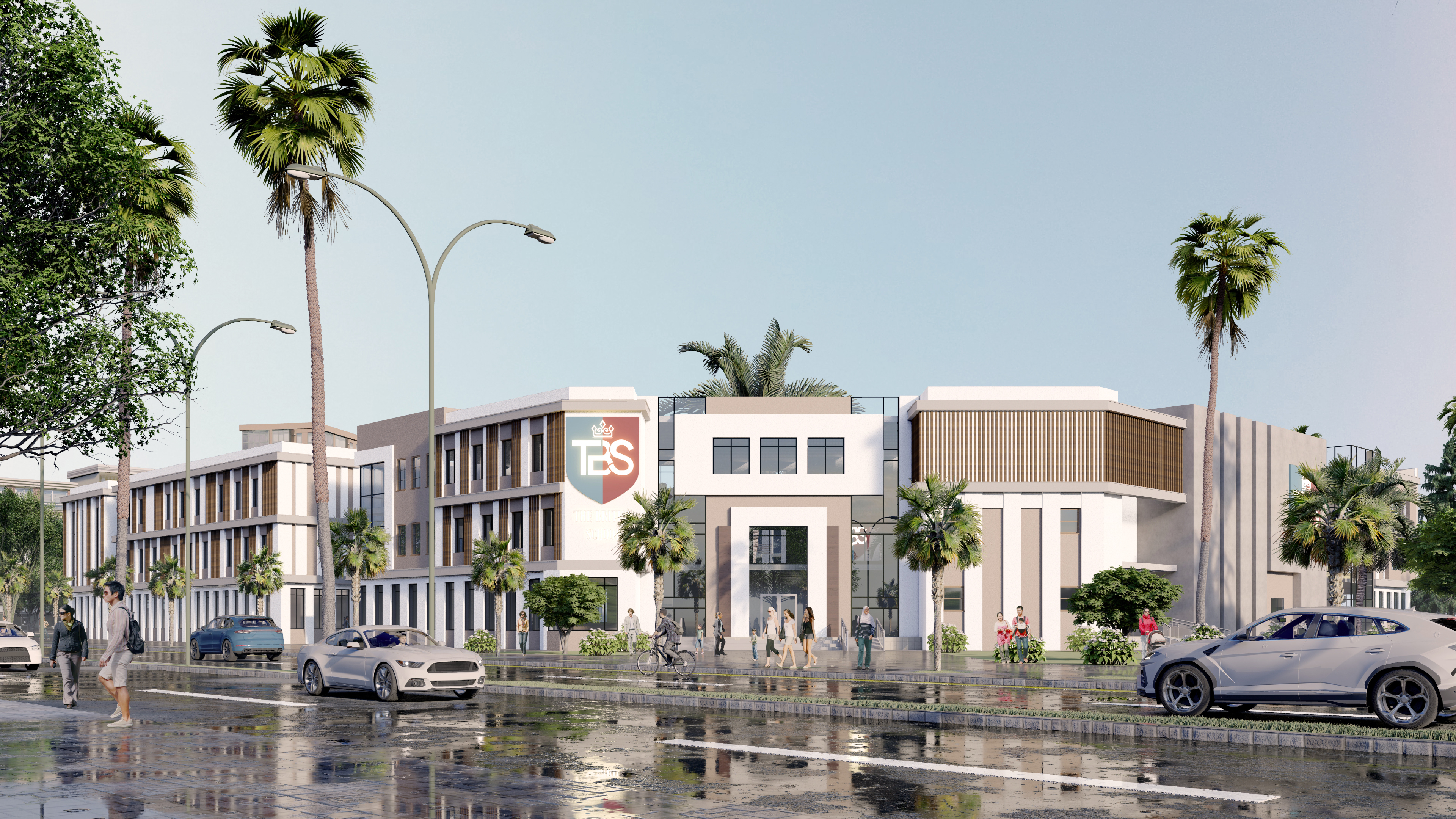 The British School  Alrehab 外立面改造-2