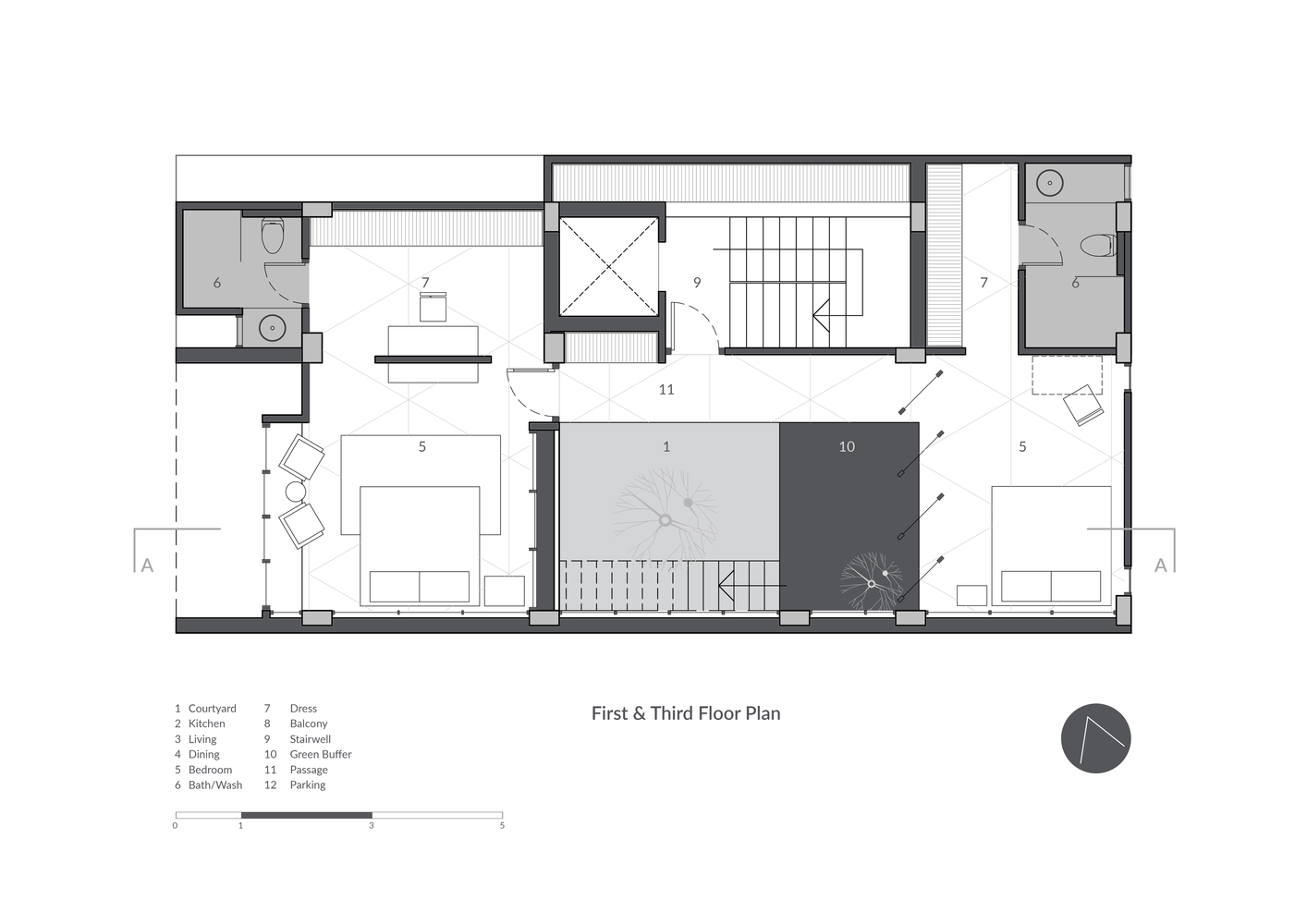 双家庭住宅的通透设计-52