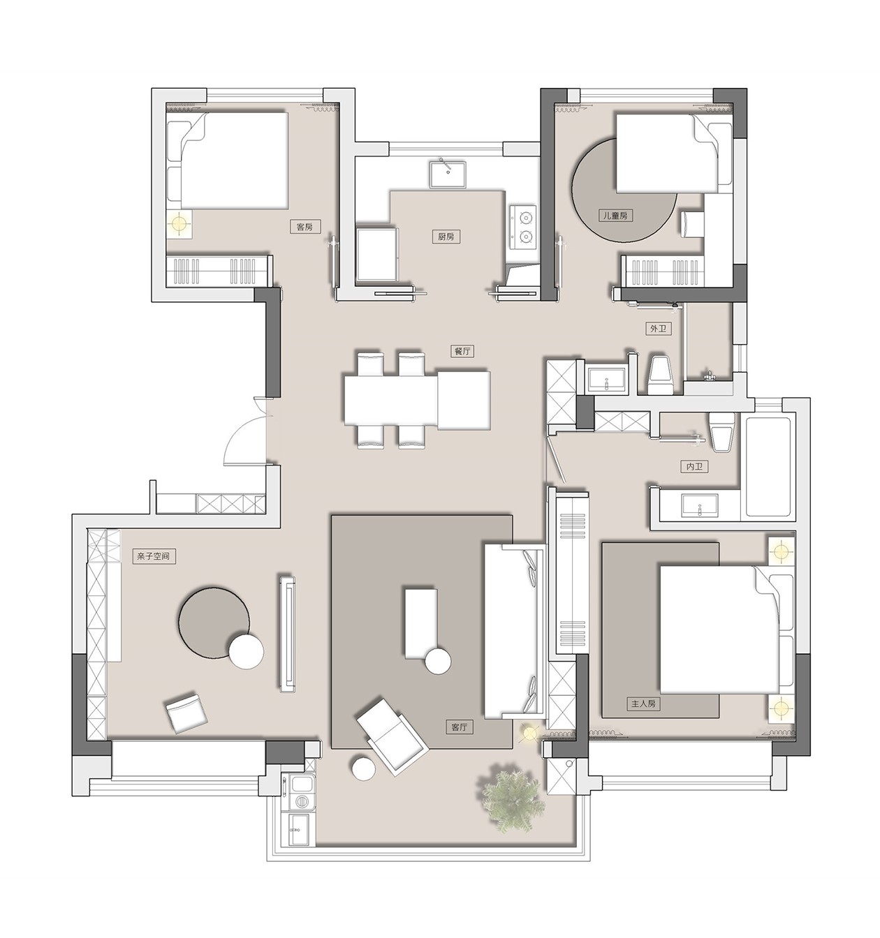 恬然共生之家丨中国苏州丨不器空间设计-32
