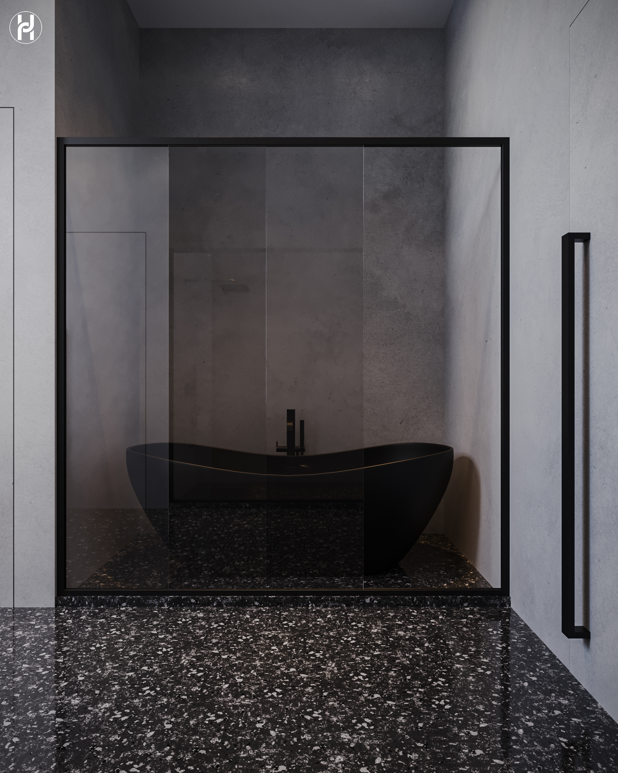 黑暗的浴室丨Marwa Salah-7