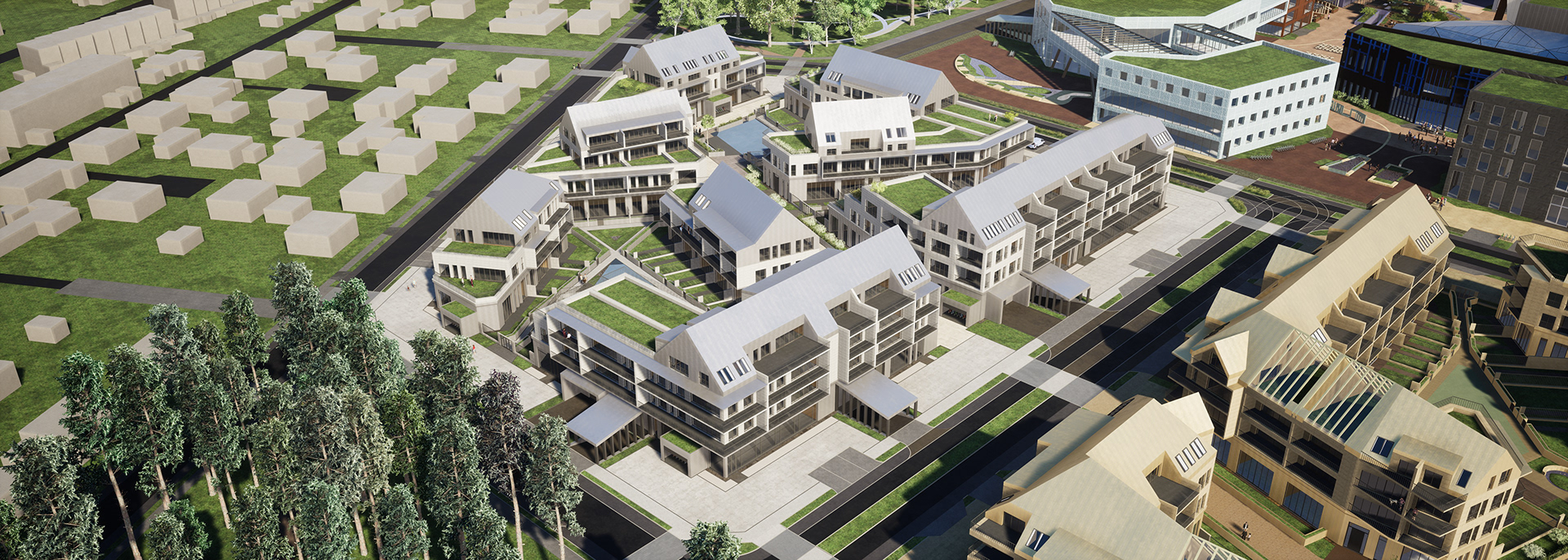 高密度和低层多功能木结构住宅区丨波兰比得哥什丨Damian Dominiczak-136