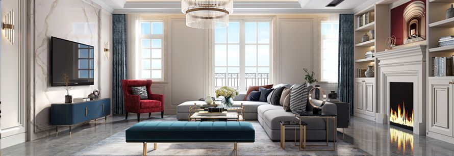 独墅岛摩登美式宅邸 | 温馨奢华,艺术感十足-59