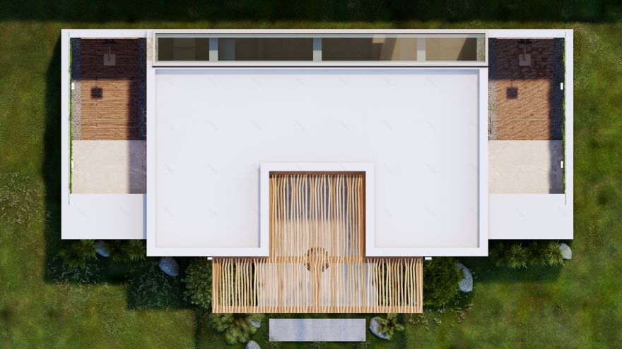 乡村带泳池房屋卫生间设计-9