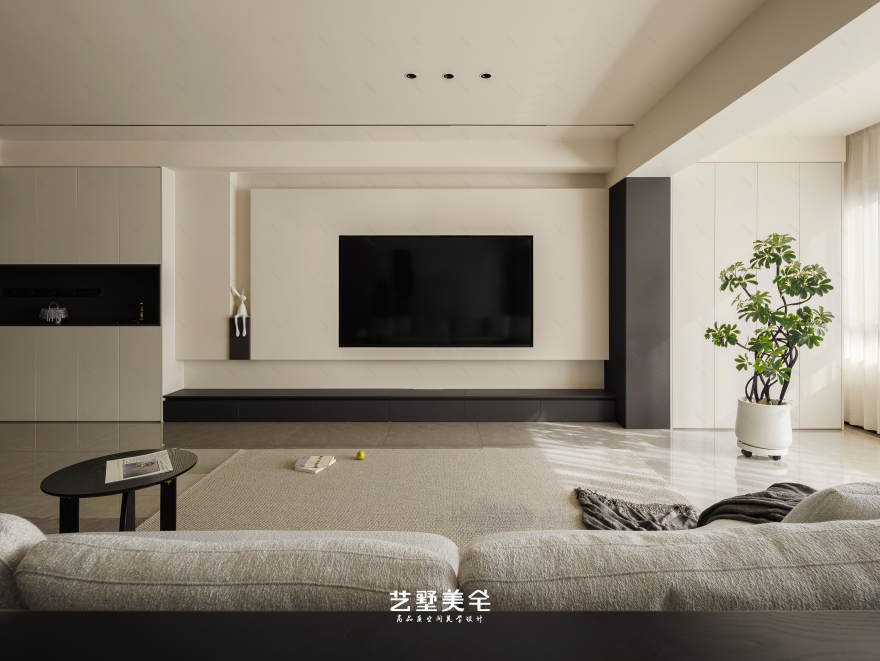 艺墅美宅·实景|117㎡理性框架下的诗意栖居丨中国合肥丨艺墅美宅设计-11