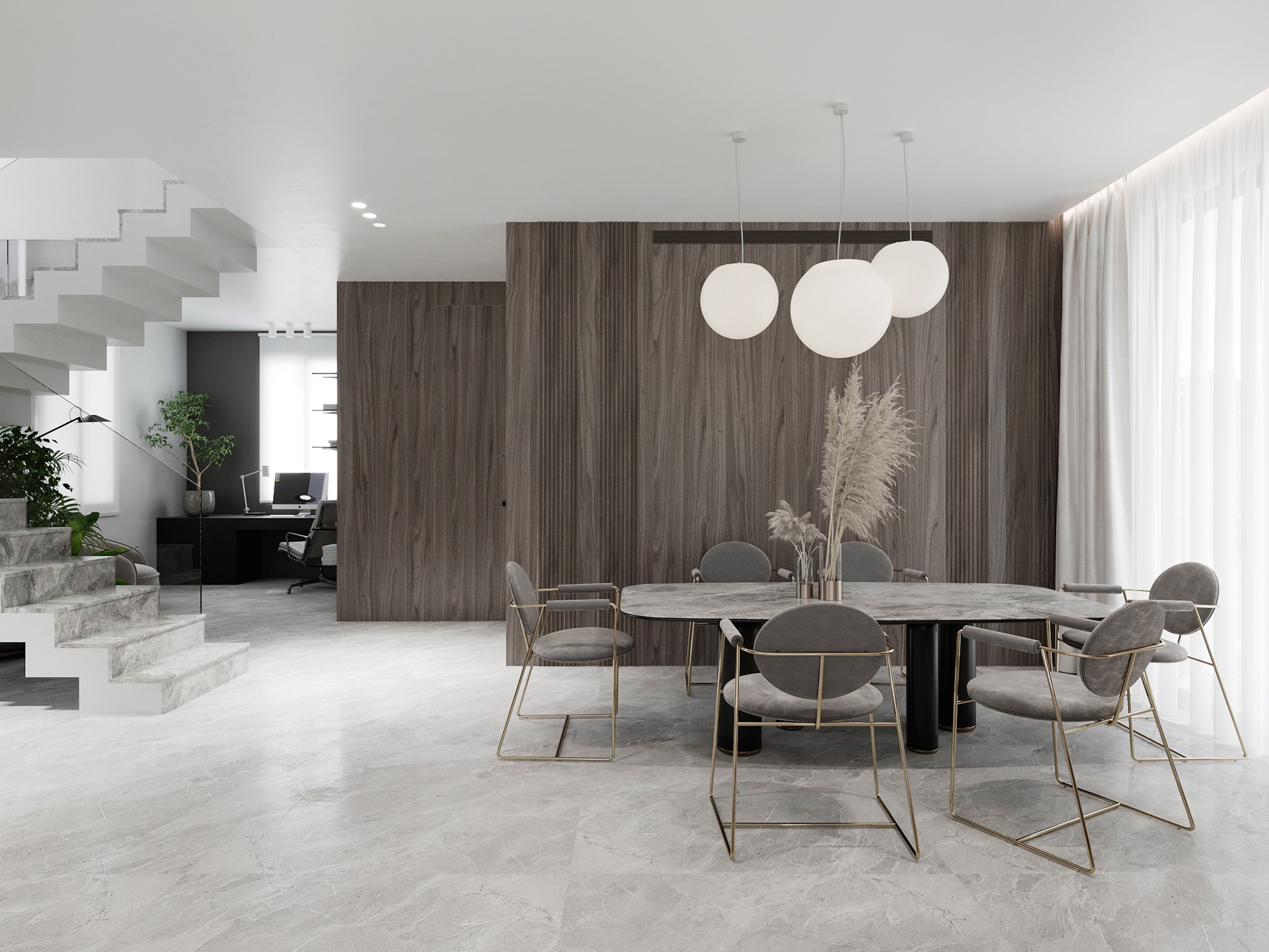 现代风，二层住宅设计！-9