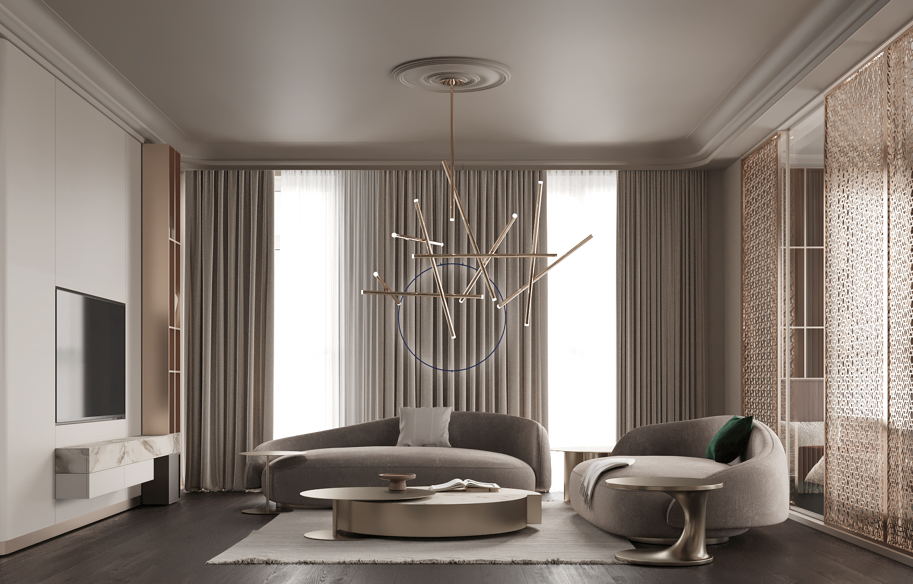 Architects residence apartment. Option 1-4