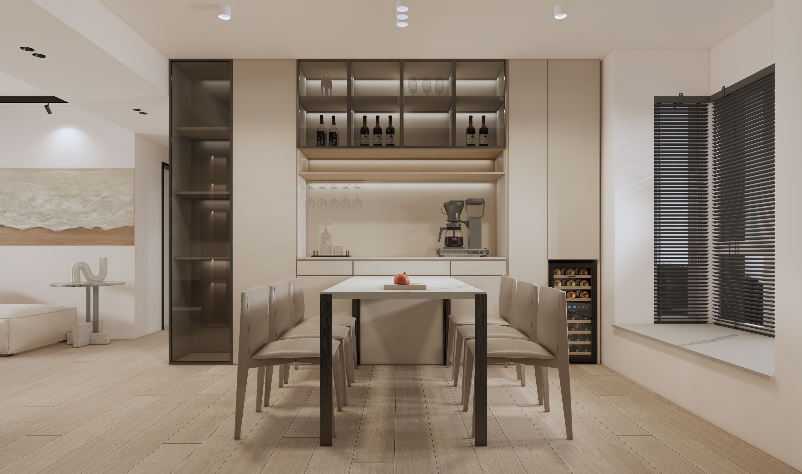 青岛金色慧谷私宅简约风效果设计-4