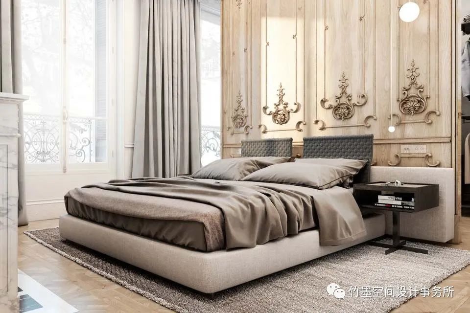 优雅轻奢的私宅设计丨竹墨空间设计事务所-24