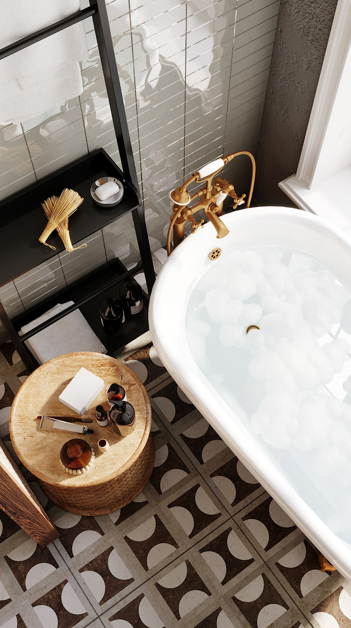 浴室工程 米色丨Alina Gordienko-6