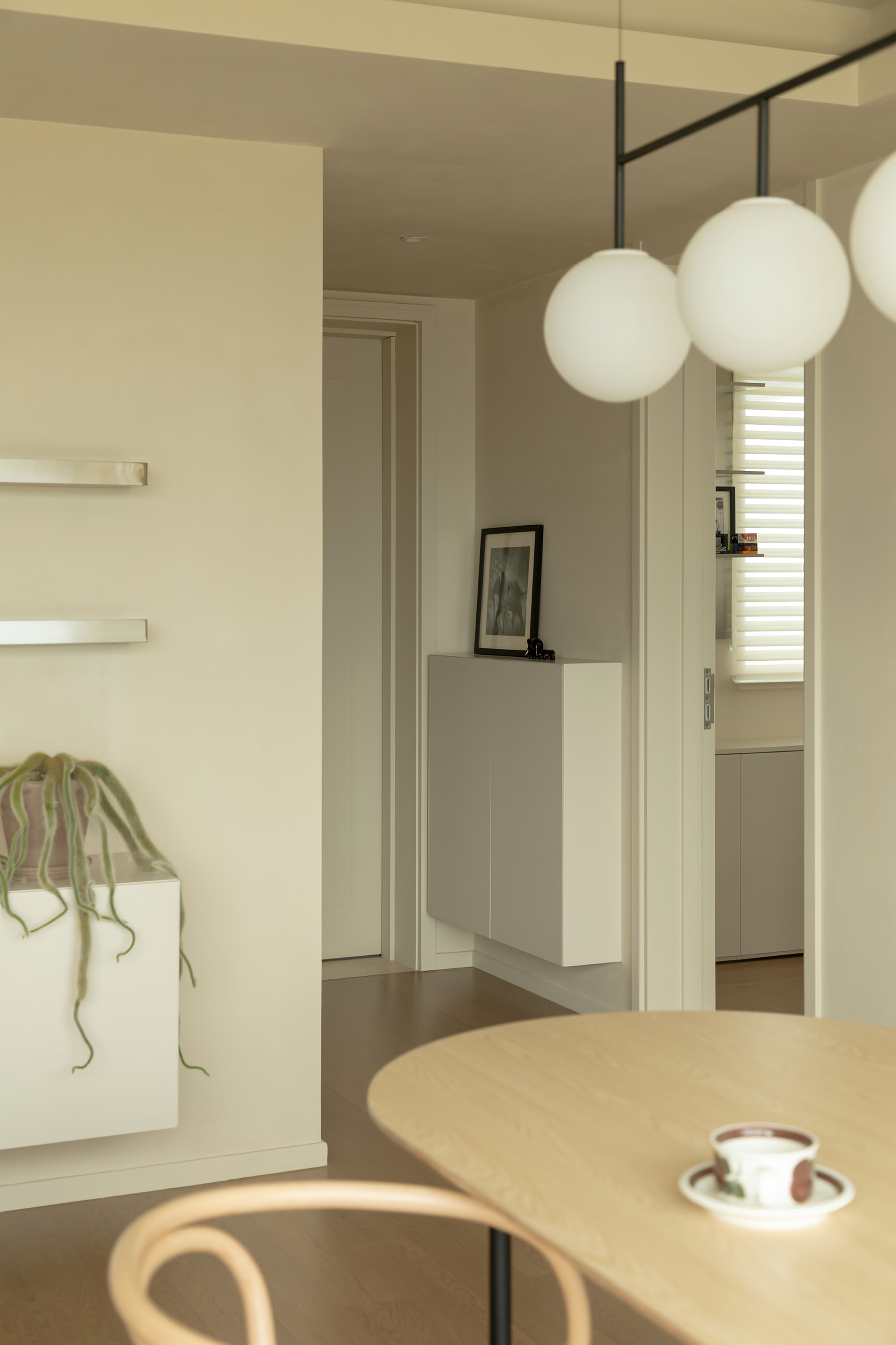 奶油色极简公寓丨中国杭州丨NOTHING DESIGN-2