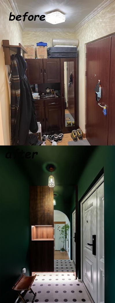 50 平米简约复古婚房设计-22