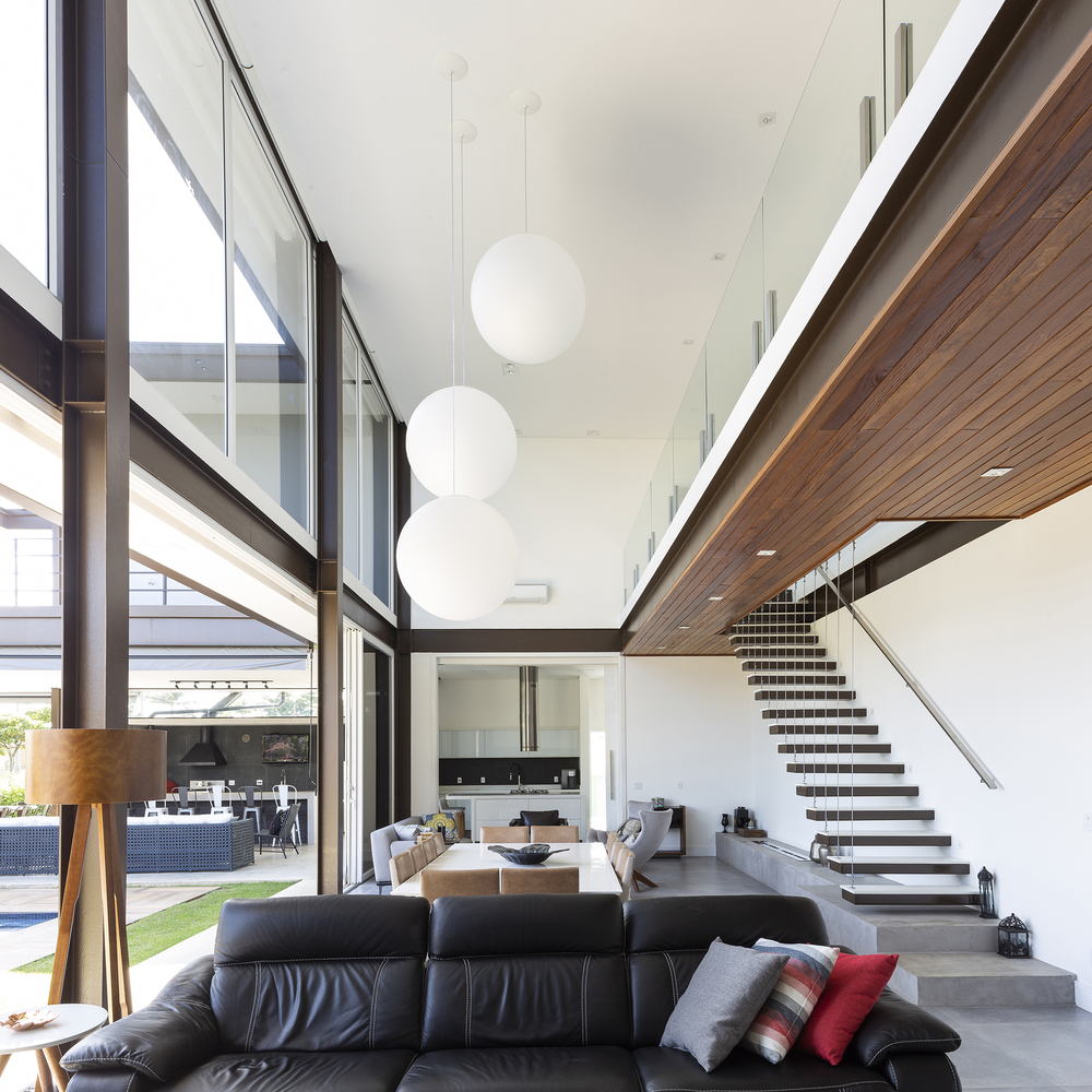 巴西 BT House | 钢构智能玻璃打造室内外一体空间-82