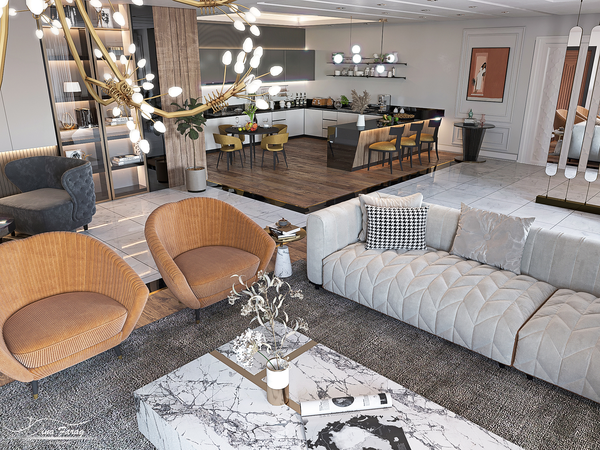 私人别墅丨也门丨DINA FARAG-26