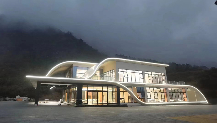 四川智慧高速新基建科研基地项目丨中国四川丨山间建筑-24