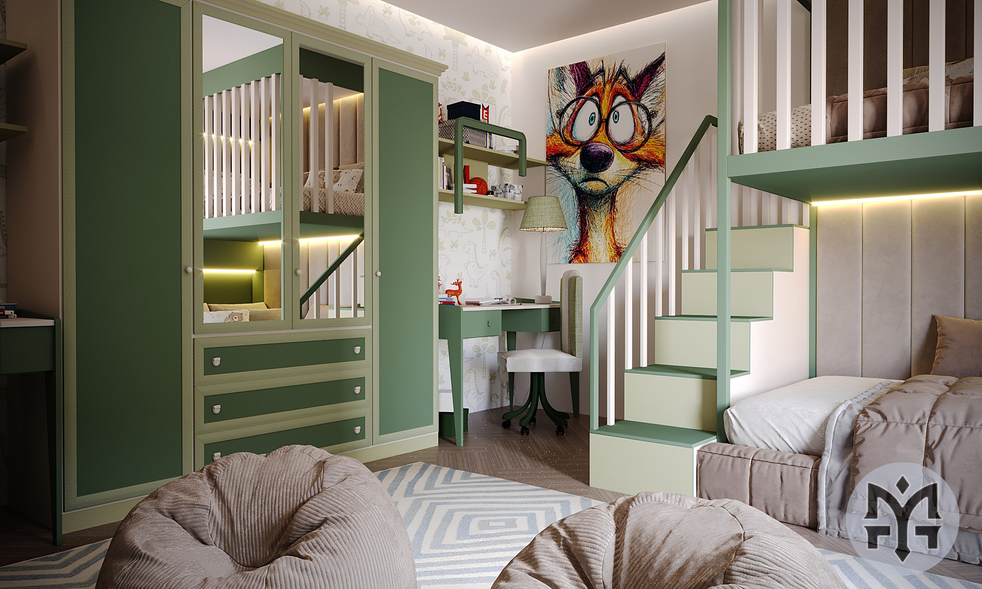 Luxury Design for kids room-5