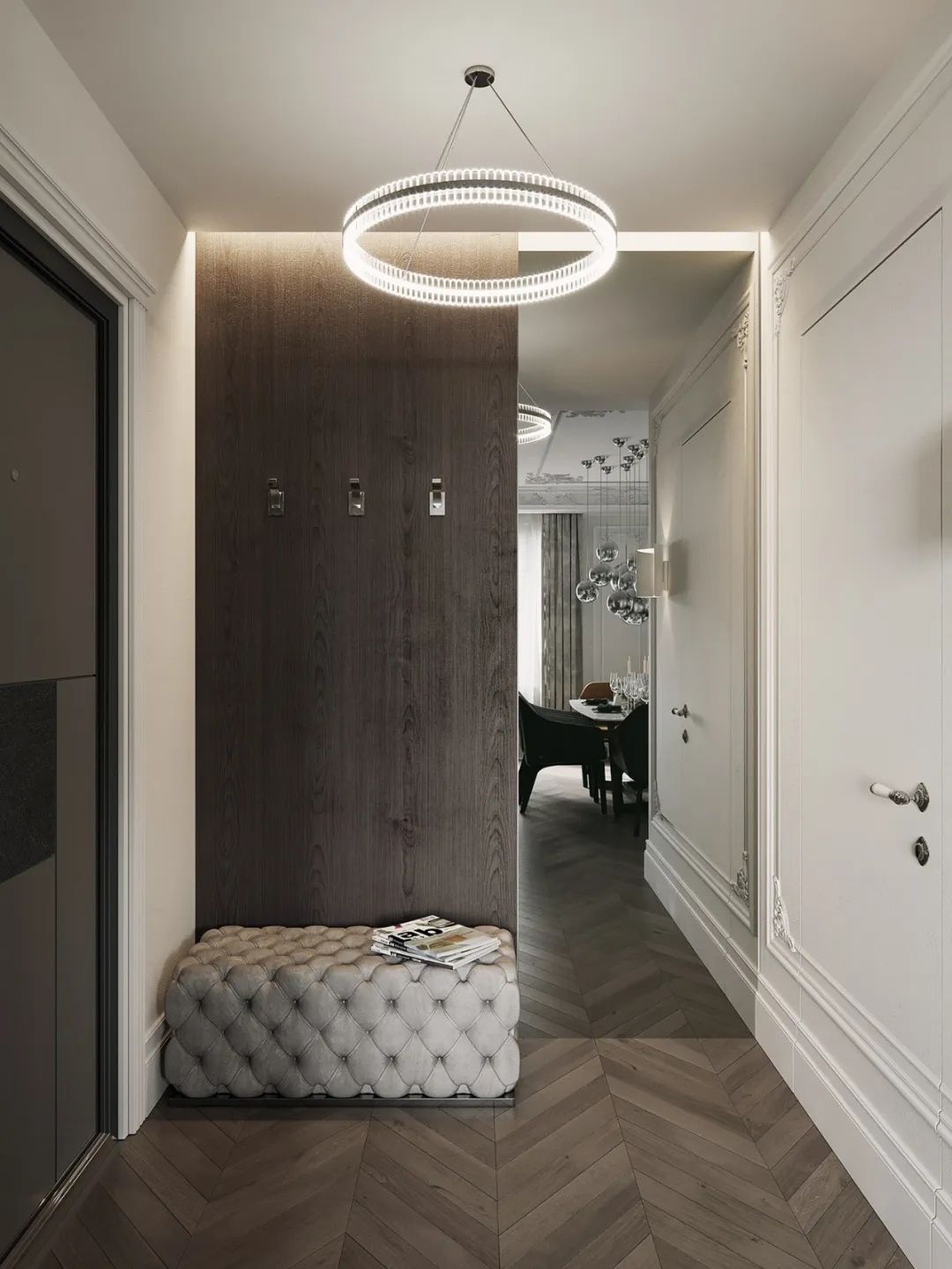 500㎡联排别墅,现代东方诗意空间丨东易日盛北京原创别墅分公司-74