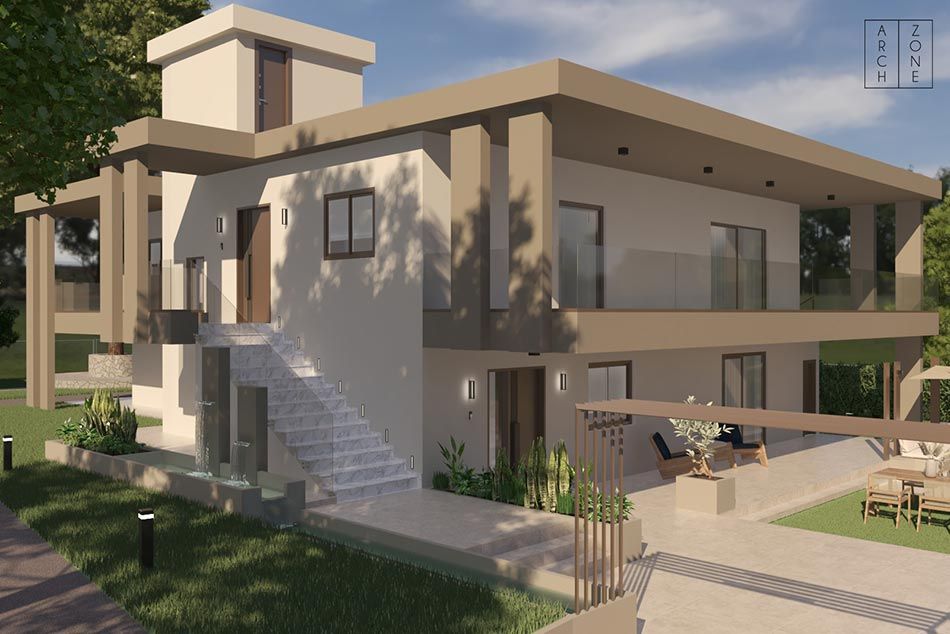 Προσθηκη Πισινας και Διαμορφωση Εξωτερικου Χωρου στη Νεα Μακρη-21