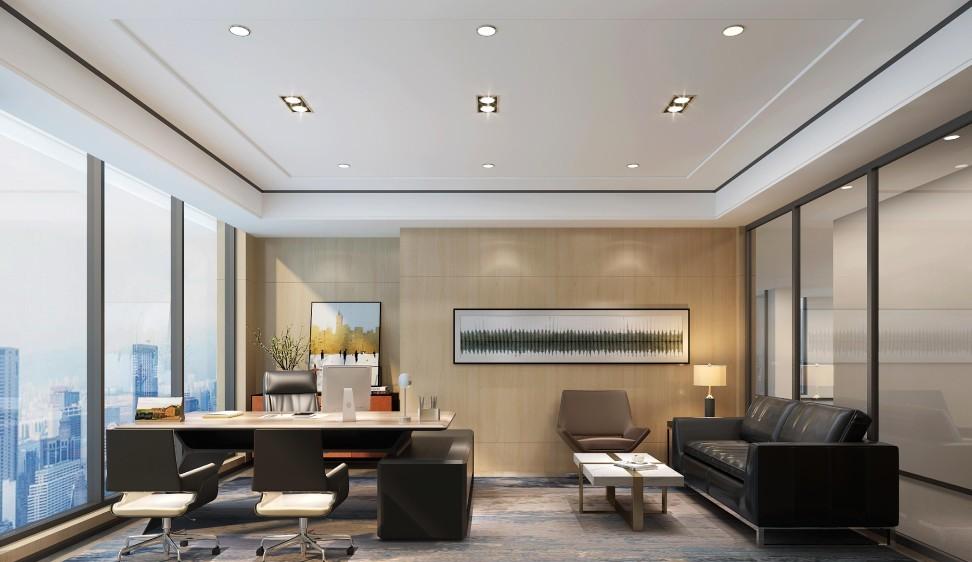 现代简约融入中式大气 高科技企业的办公室设计-8