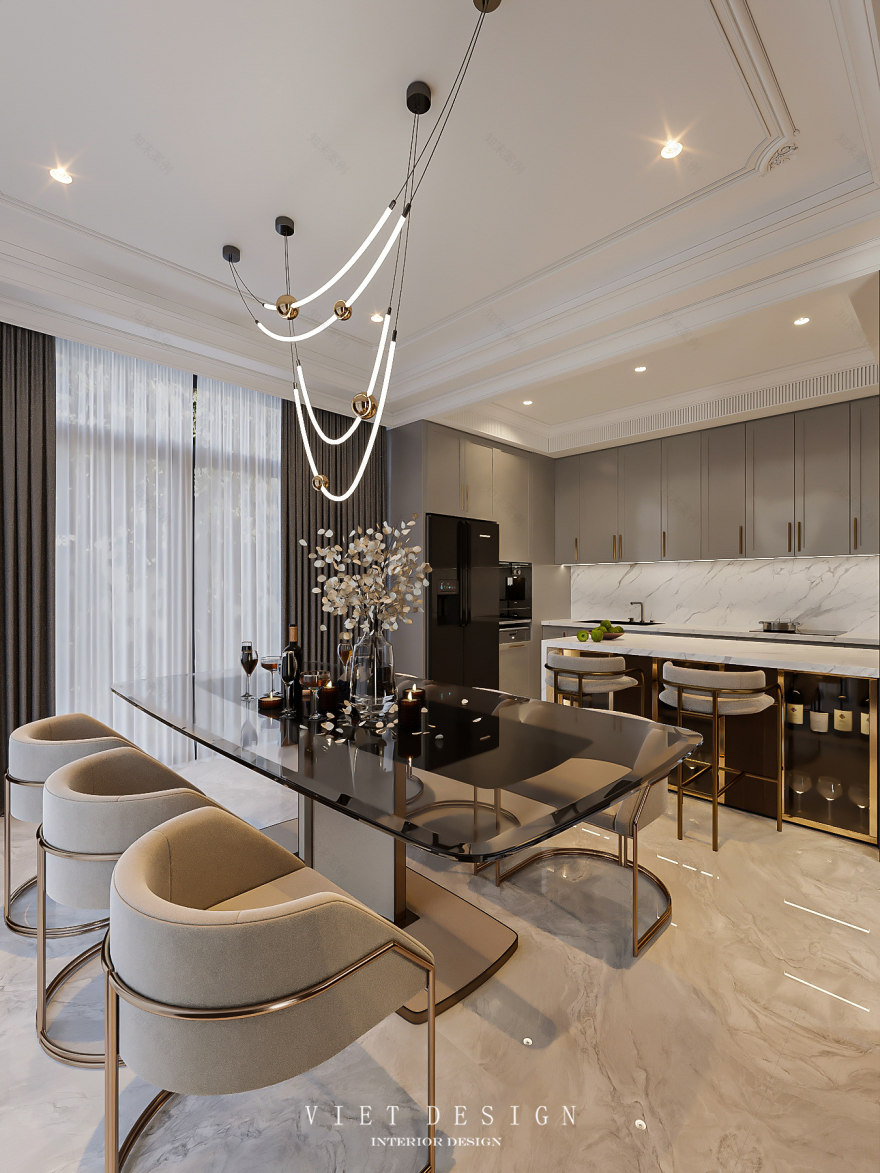 黄金别墅丨VIET Design-16